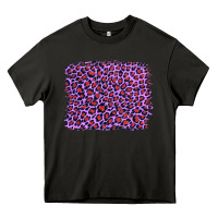 Asphalt lilac leopard with red glitter Heavy Core Tee - Artiststas