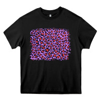 Black lilac leopard with red glitter Heavy Core Tee - Artiststas