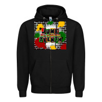 Black juneteenth free ish since 1865 Zipper Hoodie - CowGirlArtShop