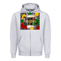Heather Grey juneteenth free ish since 1865 Zipper Hoodie - CowGirlArtShop