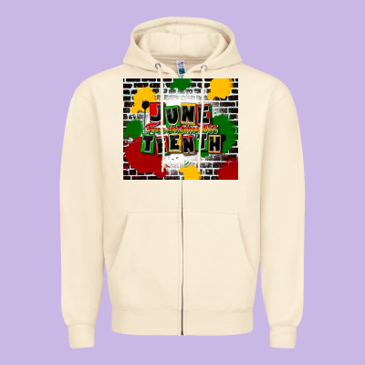 Juneteenth Free Ish Since 1865 Zipper Hoodie Designed By Cowgirlartshop