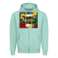 Seafoam juneteenth free ish since 1865 Zipper Hoodie - CowGirlArtShop