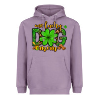 Lavender One lucky dog mom St. Patrick's Heavyweight Hoodie - OliviaCreatesArt