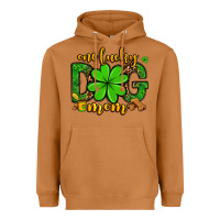 Meerkat One lucky dog mom St. Patrick's Heavyweight Hoodie - OliviaCreatesArt