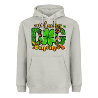 Moon Dust One lucky dog mom St. Patrick's Heavyweight Hoodie - OliviaCreatesArt
