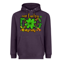 Plum One lucky dog mom St. Patrick's Heavyweight Hoodie - OliviaCreatesArt