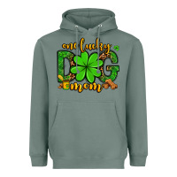 Sage One lucky dog mom St. Patrick's Heavyweight Hoodie - OliviaCreatesArt