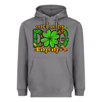 Storm One lucky dog mom St. Patrick's Heavyweight Hoodie - OliviaCreatesArt