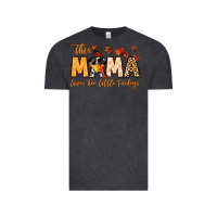 Vintage Black this mama loves her little turkeys Vintage Tee - MaliasSmallBusiness
