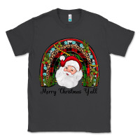 Smoke merry christmas y'all rainbow Classic Tee - JahusDesignShop