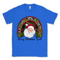 True Royal merry christmas y'all rainbow Classic Tee - JahusDesignShop