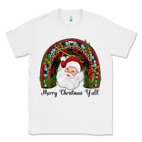 White merry christmas y'all rainbow Classic Tee - JahusDesignShop