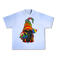 Grape Ice LGBTQ+ Pride Gnome With Candy Urban Heavy Tee - BundleAndBundleShop