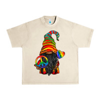 Sandshell LGBTQ+ Pride Gnome With Candy Urban Heavy Tee - BundleAndBundleShop