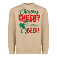 Mushroom Christmas Cheer I Thought You Said Christmas Beer Heavyweight Sweatshirt - Bettercallsaul