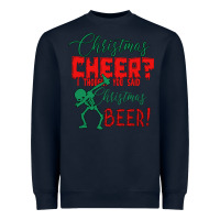 Navy Christmas Cheer I Thought You Said Christmas Beer Heavyweight Sweatshirt - Bettercallsaul