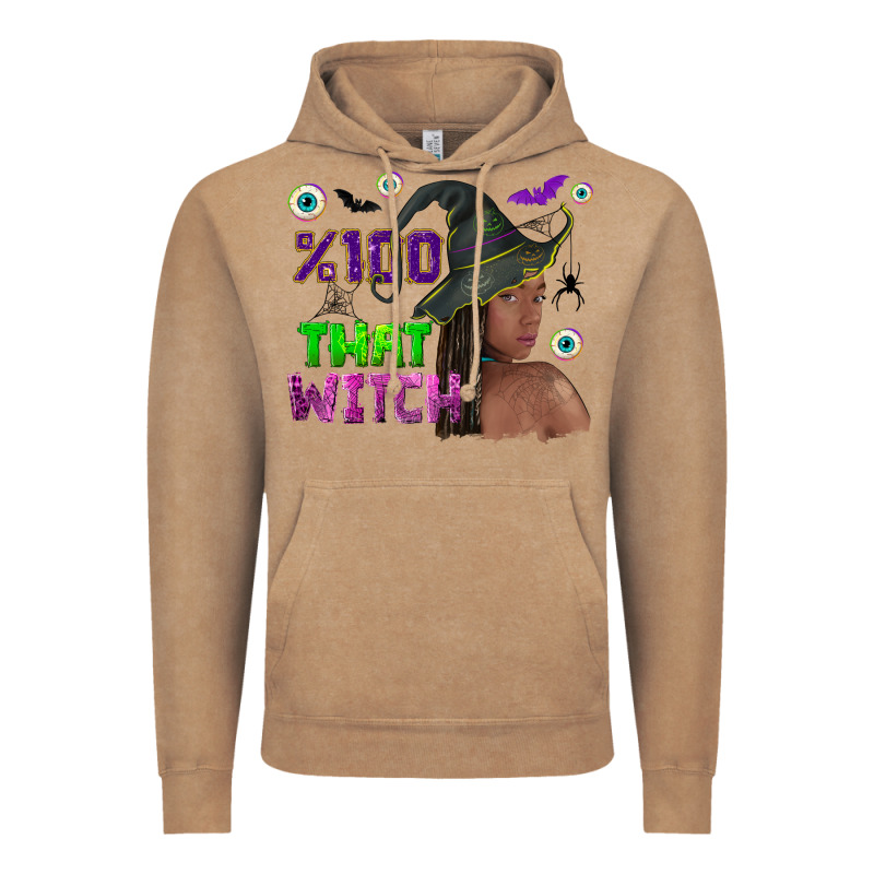 100 That Witch Vintage Hoodie by NancyCooperArtShop | Teevron