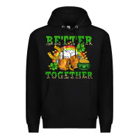 Black Better together St. Patrick's Day Premium Hoodie - CowGirlArtShop