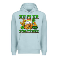 Blue Mist Better together St. Patrick's Day Premium Hoodie - CowGirlArtShop