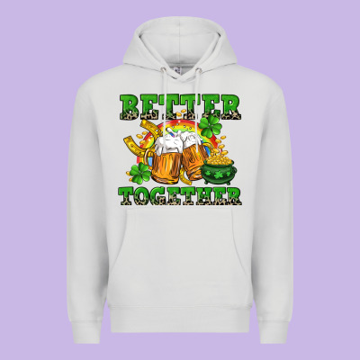 Better Together St. Patrick's Day Premium Hoodie Designed By Cowgirlartshop