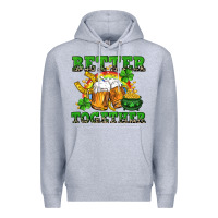 Heather Grey Better together St. Patrick's Day Premium Hoodie - CowGirlArtShop