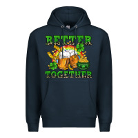 Navy Better together St. Patrick's Day Premium Hoodie - CowGirlArtShop