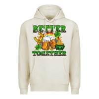 Oatmeal Heather Better together St. Patrick's Day Premium Hoodie - CowGirlArtShop