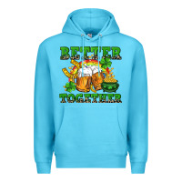 Ocean Blue Better together St. Patrick's Day Premium Hoodie - CowGirlArtShop