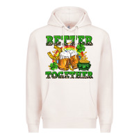 Pale Pink Better together St. Patrick's Day Premium Hoodie - CowGirlArtShop