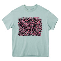 Arona pink leopard with pink glitter Heavy Core Tee - Artiststas