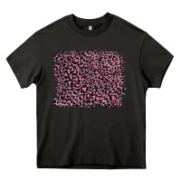 Asphalt pink leopard with pink glitter Heavy Core Tee - Artiststas