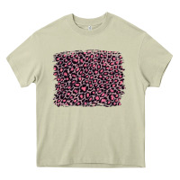 Mossy pink leopard with pink glitter Heavy Core Tee - Artiststas
