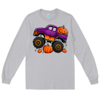 Moon Dust halloween jack o lantern monster truck Long Sleeve Tee - Jasminsmagicworld