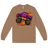 Toasted Coconut halloween jack o lantern monster truck Long Sleeve Tee - Jasminsmagicworld