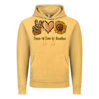 Vintage Mustard Peace Love Sunshine Vintage Hoodie - Jasminsmagicworld