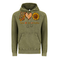 Vintage Olive Peace Love Sunshine Vintage Hoodie - Jasminsmagicworld