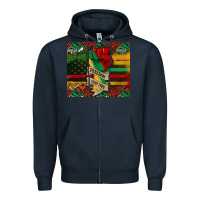 Navy juneteenth freedom since 1865 Zipper Hoodie - CowGirlArtShop