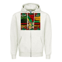 Oatmeal Heather juneteenth freedom since 1865 Zipper Hoodie - CowGirlArtShop