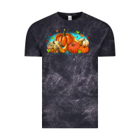 Cloud Black thankful pumpkins Vintage Tee - MaliasSmallBusiness