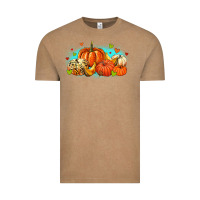 Vintage Coffee thankful pumpkins Vintage Tee - MaliasSmallBusiness