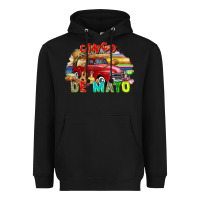 Black Cinco de mayo truck Heavyweight Hoodie - FaDigitalArtStudio