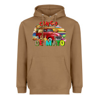 Toasted Coconut Cinco de mayo truck Heavyweight Hoodie - FaDigitalArtStudio