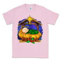 Bubblegum Pink baby jesus Classic Tee - MaliasSmallBusiness