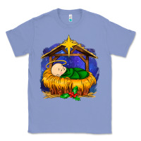 Colony Blue baby jesus Classic Tee - MaliasSmallBusiness