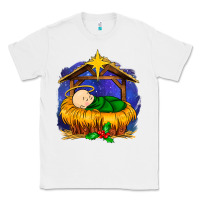 White baby jesus Classic Tee - MaliasSmallBusiness