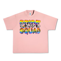 Salmon Western LGBTQ+ Pride Squad Urban Heavy Tee - BundleAndBundleShop
