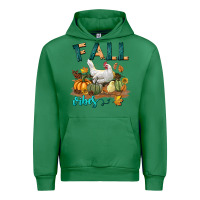 Emerald Fall Vibes Chicken Urban Hoodie - LillyAllenDesigns