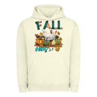 Pigment Pistachio Fall Vibes Chicken Urban Hoodie - LillyAllenDesigns
