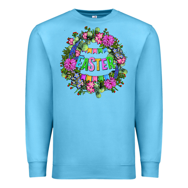 Easter Day Flower Easter Premium Sweatshirt by OliviaCreatesArt | Teevron