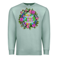 Seafoam Easter Day Flower Easter Premium Sweatshirt - OliviaCreatesArt
